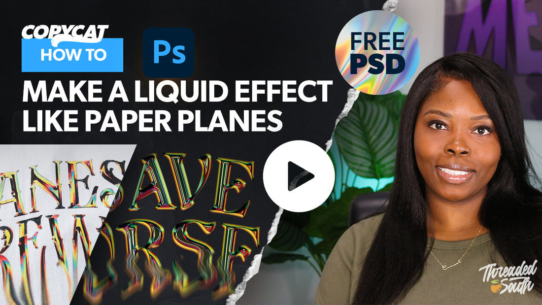 FREE PSD | In Less Than 10 Minutes, Learn How to Make a Liquid Text Effect